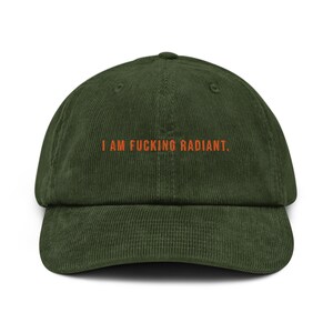 Radiant Rebel Corduroy Cap - Boldly Vibrant