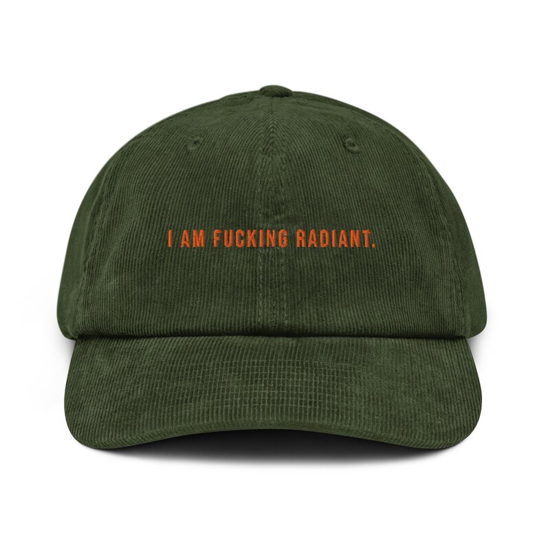 Radiant Rebel Corduroy Cap - Boldly Vibrant