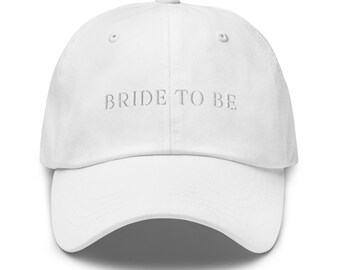 Cotton Twill Hen Party Cap Hat - 'Bride to be'