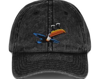 Vintage Stout Toucan Embroidered Dad Hat