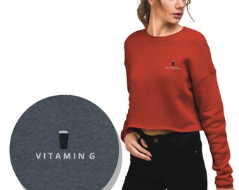 Vitamin G Love Crop Sweatshirt