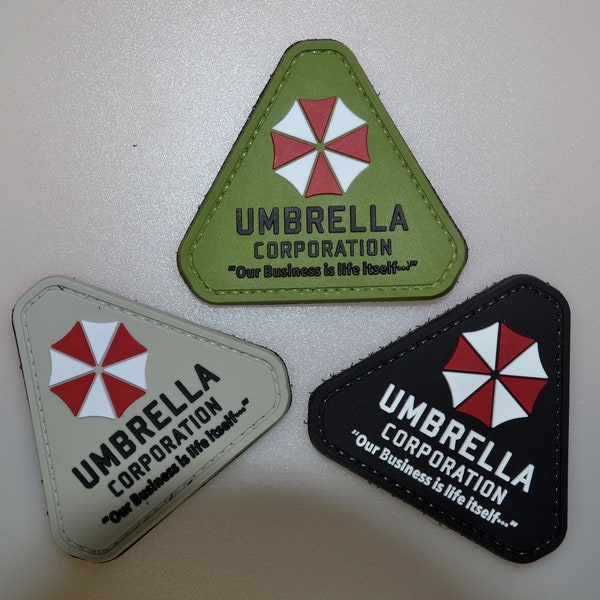 UMBRELLA CORPORATION Unser Geschäft ist das Leben selbst biologische Gefahr BIOHAZARD PVC Patch Moral Armee ifak Resident Evil Plate Abzeichen Zombie