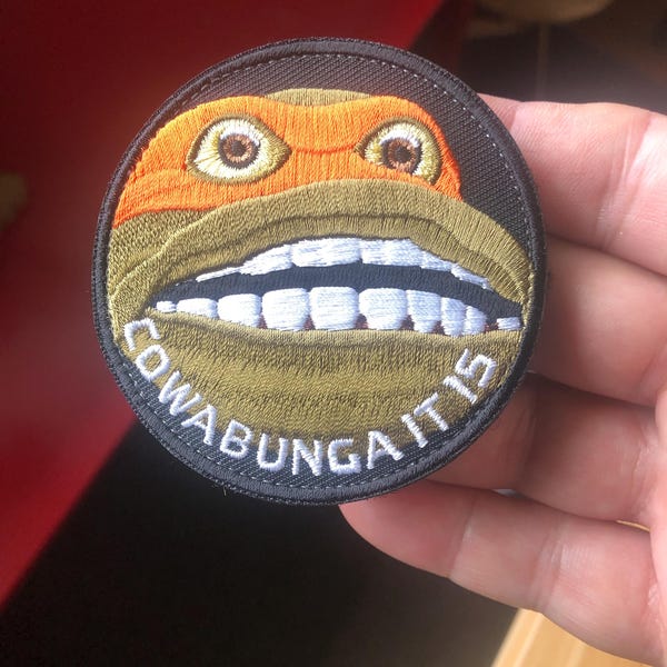 Cowa bunga embroidery Patch Morale