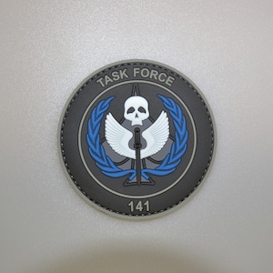 The One-Four-One 141 task force pvc Patch Morale funny force uniform bag ifak Airsoft ar15 plate badge meme cod army duty warfare ghost game