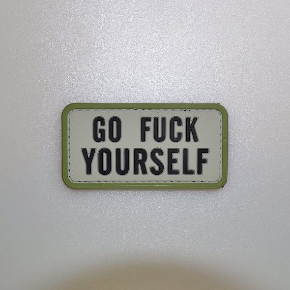 thumbnail image 2 of "Go F**k Yourself" Arabic Morale Patch - PVC Military Tactical Patch For Gear & Bags 2 of 14