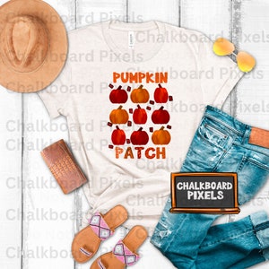 Pumpkin Patch PNG digital file. Perfect for Sublimation designs tshirts, mugs, totes etc