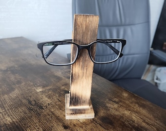 Wood Eyeglass stand/holder
