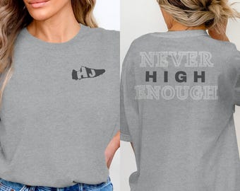 High Jump Athlete T-Shirt: Motivational Track & Field Tee