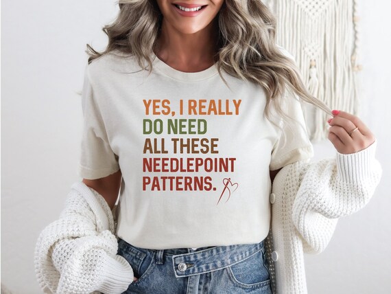 Needlepoint Cross Stitch Shirt Funny Sewing Gift For Women Needlepoint Cross Stitch Shirt Funny Sewing Gift For Women