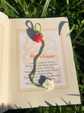 Crochet Strawberry Bookmark Set: Cotton Book Lover Gift product logo
