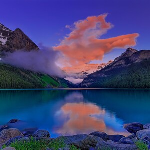 Lake Louise is an icon of the Canadian Rockies and Banff National Park.