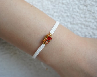 Bracelet tressé asiatique porte chance