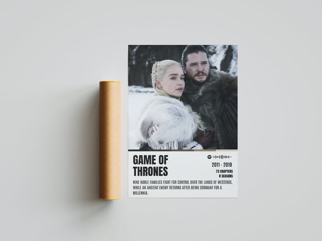 Game of Thrones Got Poster Digital Printable Product Wall Art A3 A4 A5 ...