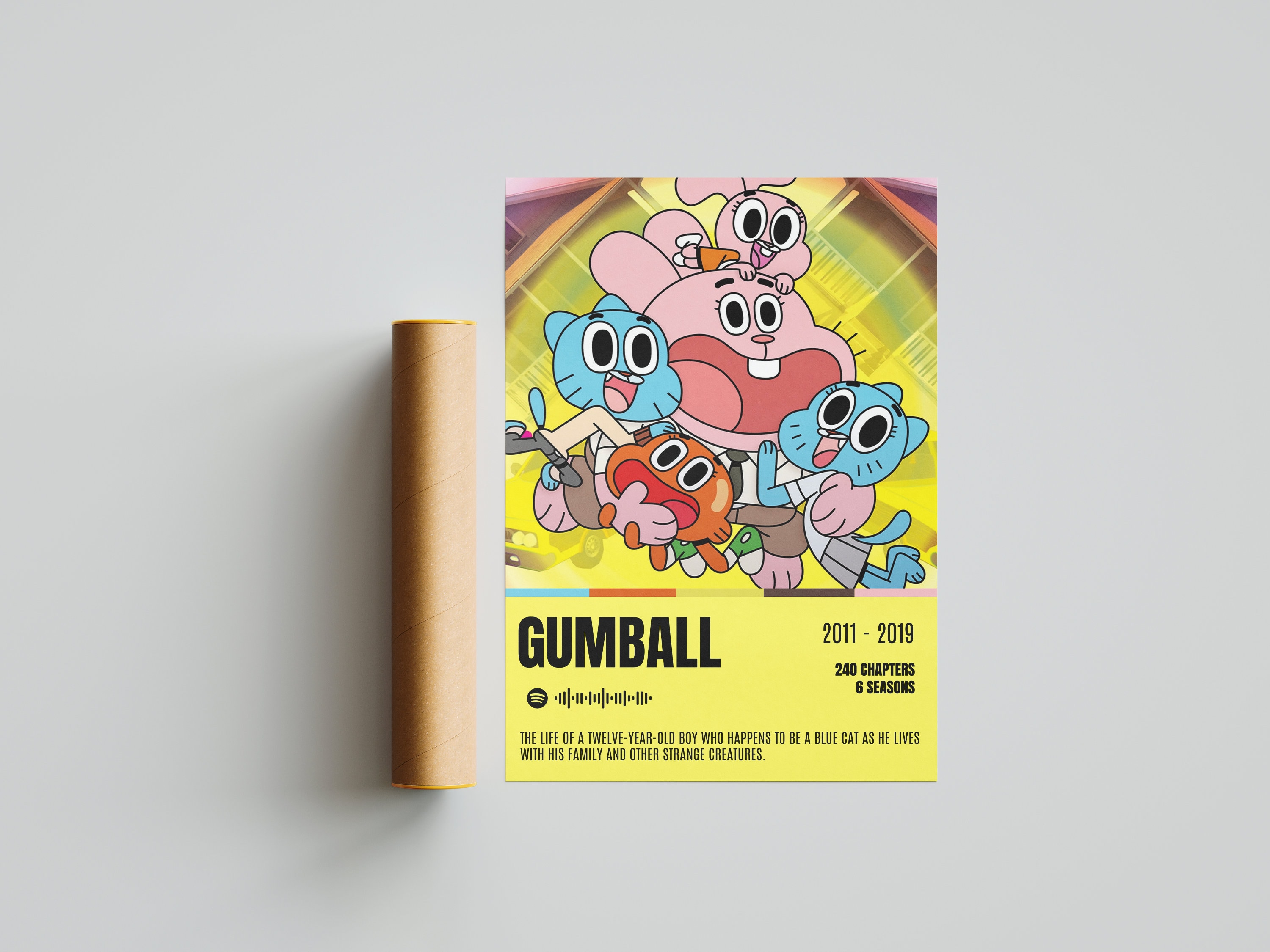 notebook: gumball watterson lined notebook -200 pages- : white, blue:  : Books