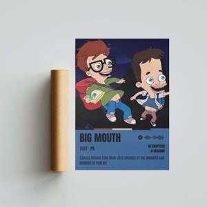 Big Mouth Poster Digital Printable Product - Wall Art - A3 - A4 - A5 - 29.7 x 42.0 cm