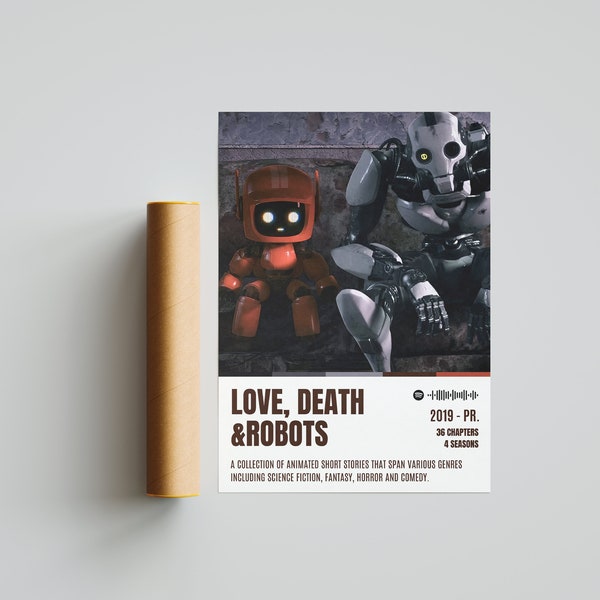 Love Death & Robots Digital Printable Poster - Wall Art - A3 - A4 - A5 - 29.7 x 42.0 cm