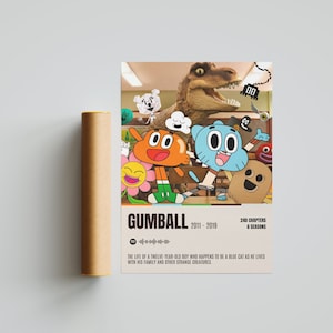 おかしなガムボール ポスター デジタル印刷可能製品 - ウォールアート - A3 - A4 - A5 - 29.7 x 42.0 cm