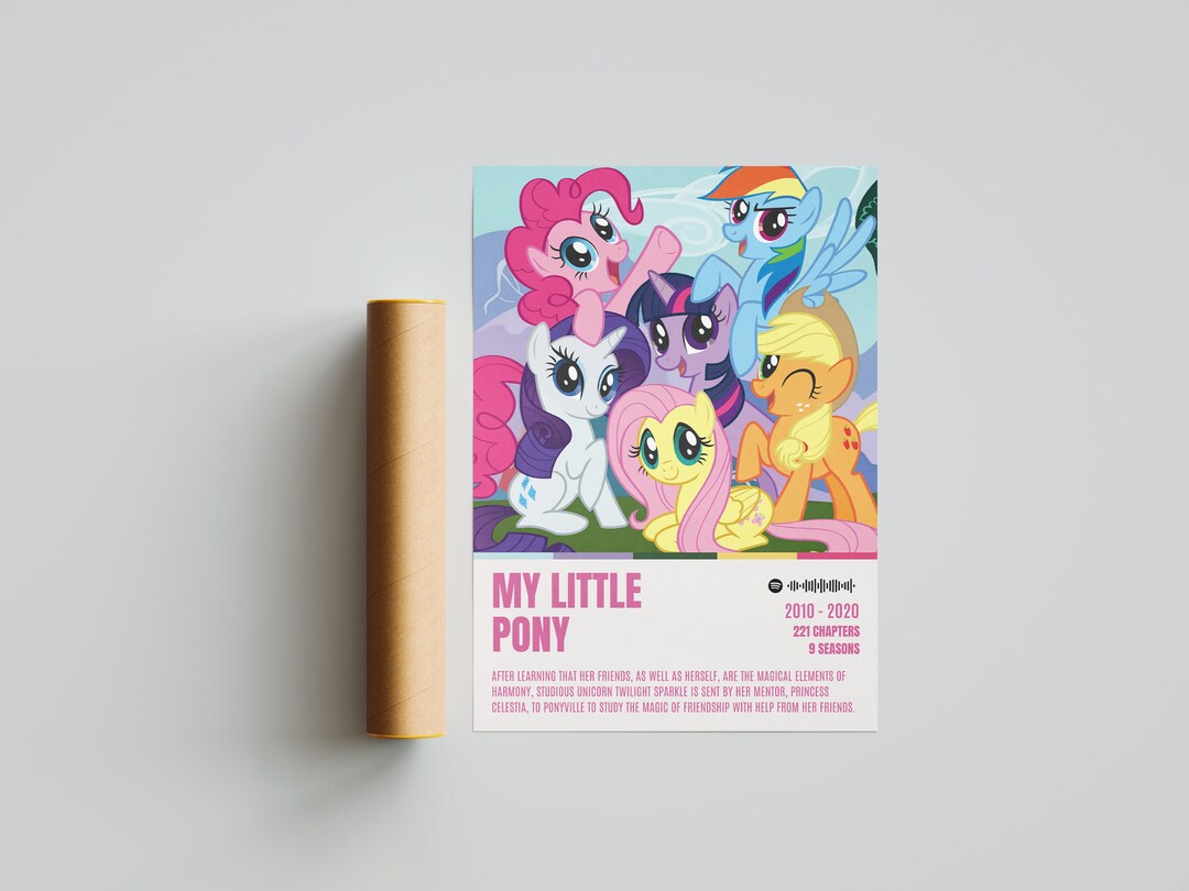 My Little Pony Poster Digital Printable Product - Wall Art - A3 - A4 ...