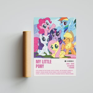マイリトルポニー ポスター デジタル印刷可能製品 - ウォールアート - A3 - A4 - A5 - 29.7 x 42.0 cm
