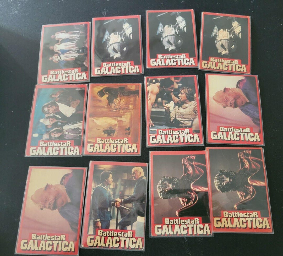 Vintage Battlestar Galactica 1978 Lot of 24 Cards Some Duplicates - Etsy