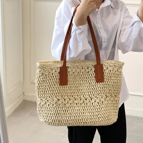 Straw Tote - Etsy