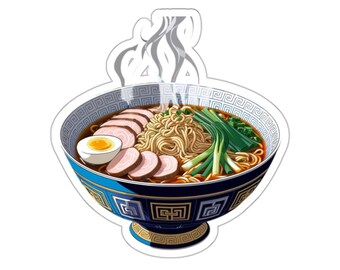 Gourmet Ramen Schüssel Aufkleber