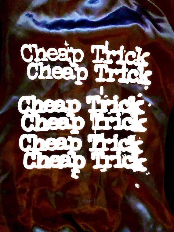 CHEAP TRICK VINTAGE Satin Crew Tour Jacket from 1… - image 2