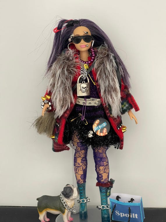 Asian Fashion Doll 12 With Punk Rock Clothes Handmade - Etsy Israel