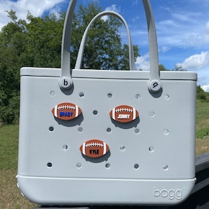 Custom Football Bag Charm, Football Charm,  Sports Charm, Bag Charms