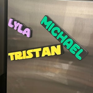 Personalized Name Magnet, Custom Magnet, Locker Magnets, Refrigerator Magnets, Teacher Magnets