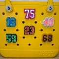 Personalized Bogg Bag Player Number Charm for Bogg Bag – Team Mom Accessory