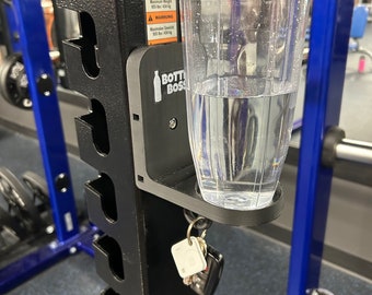 Bottle Boss - Magnetic Water Bottle Holder. Attaches Magnetically to Metal Surfaces. Key Ring and Phone Holder