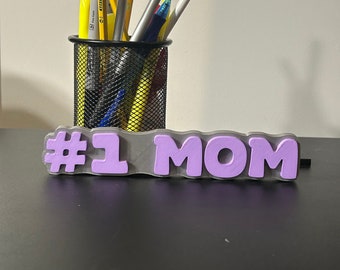 Mom Name Block, Mom Gift, Custom Name Block, Mom Name Sign, Gift for Mom, Best Mom Gift , Mom Sign