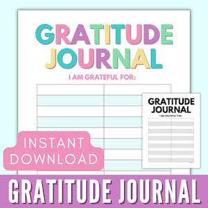 Diario de gratitud diario imprimible, rastreador diario imprimible Calendario sin fecha, Diario de salud mental, Carta A4 de registro de agradecimiento Descargar pdf
