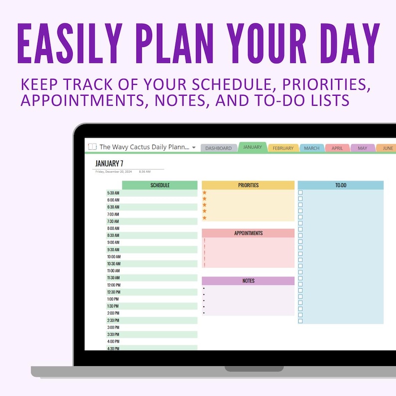 Schedule Management Onenote Colorful Planner Template for Onenote | Customizable Digital Undated ...