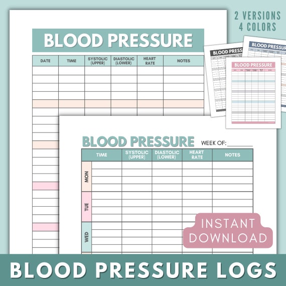 Blood Pressure Chart For Women in PDF - Download