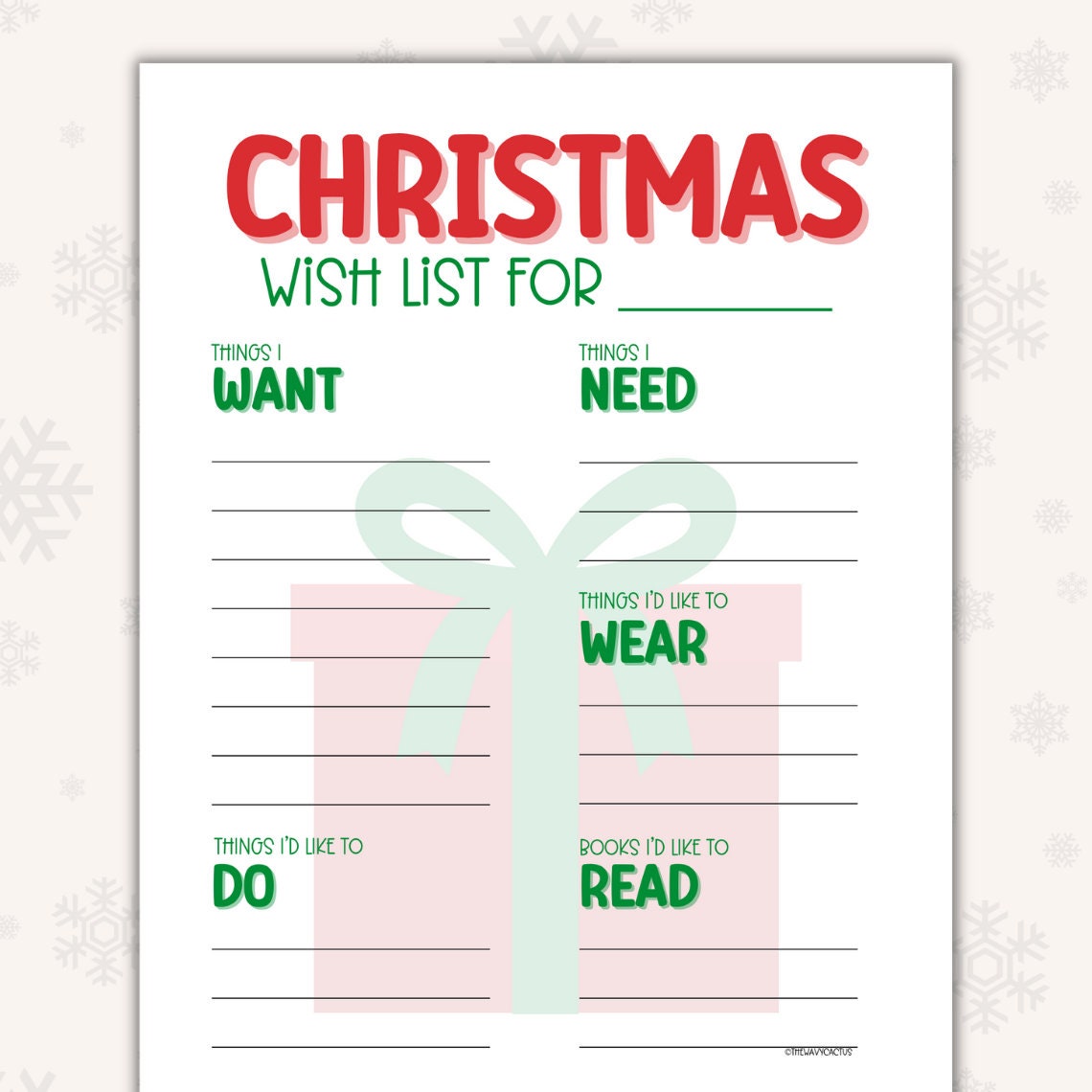 Christmas Wish List Printable, 5 Gift Rule, Want Need Wear Read Do, Christmas Wish List PDF Download, Kids Christmas List for Santa - Etsy christmas-wish-list-printable-5-gift-rule-want-need-wear-read-do-christmas-wish-list-pdf-download-kids-christmas-list-for-santa-etsy