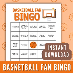 Fan de basket-ball cartes de bingo édition mari imprimable, jeu amusant à boire mari petit ami pour le gros gibier, femme fan de basket-ball bingo board