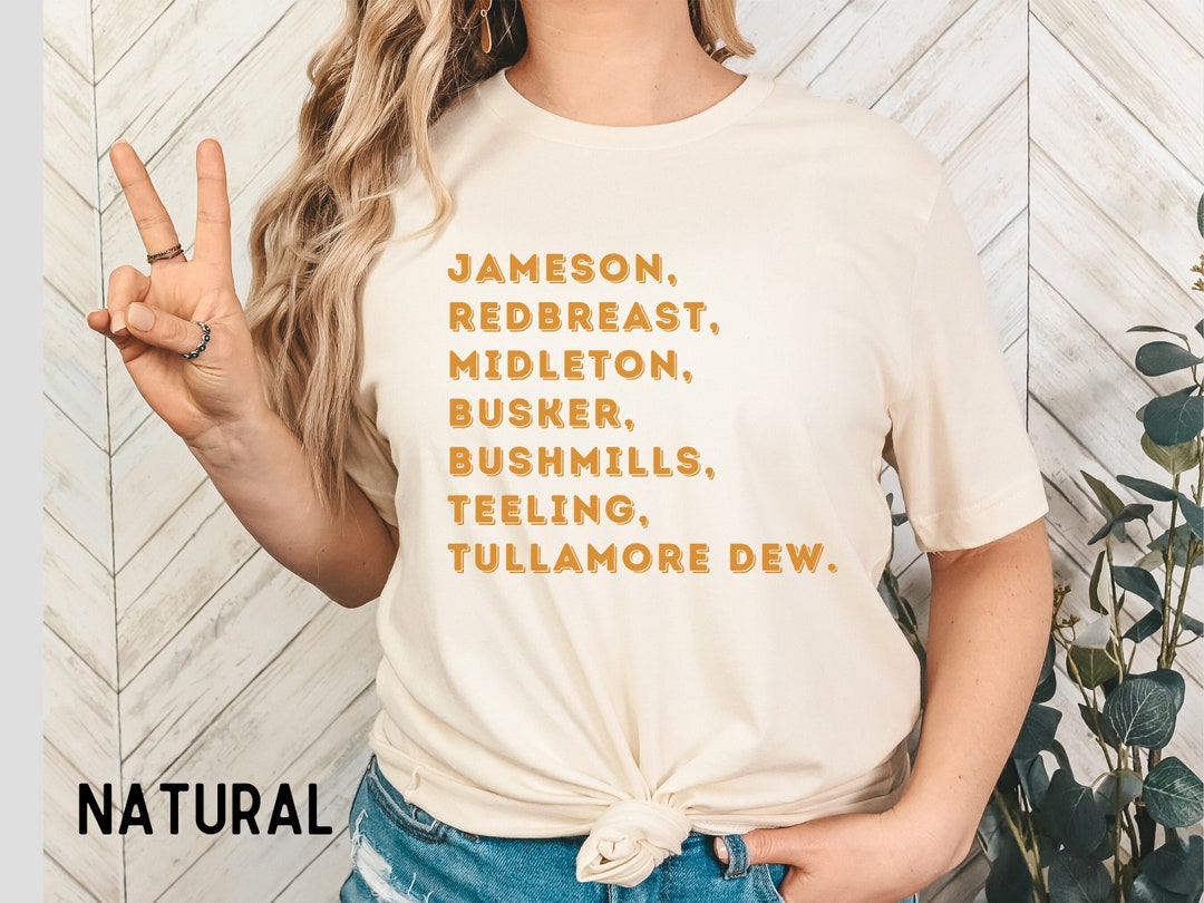 Irish Whiskey T Shirt St Patrick's Day Shirt Gift for Irish Whiskey