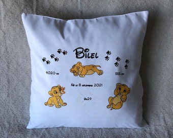 Coussin personnalisé roi lion - France