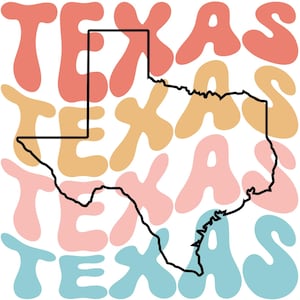 Texas State, Digital File, PNG