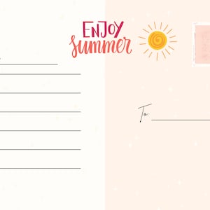 Disfruta el verano Postal