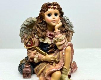 Vintage Boyd Bear Figura resina oso coleccionable decoración del hogar vintage coleccionista caja original regalo para su Angelina Smidge Angel Love