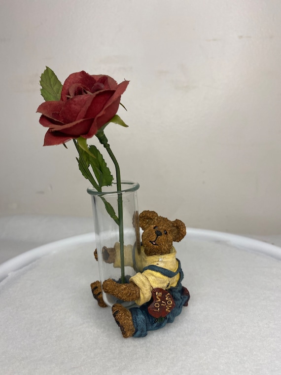 Vintage Boyds Bear Figurine Bud…This One’s For You retired vintage resin bear home decoration love gift wife mom grandma aunt