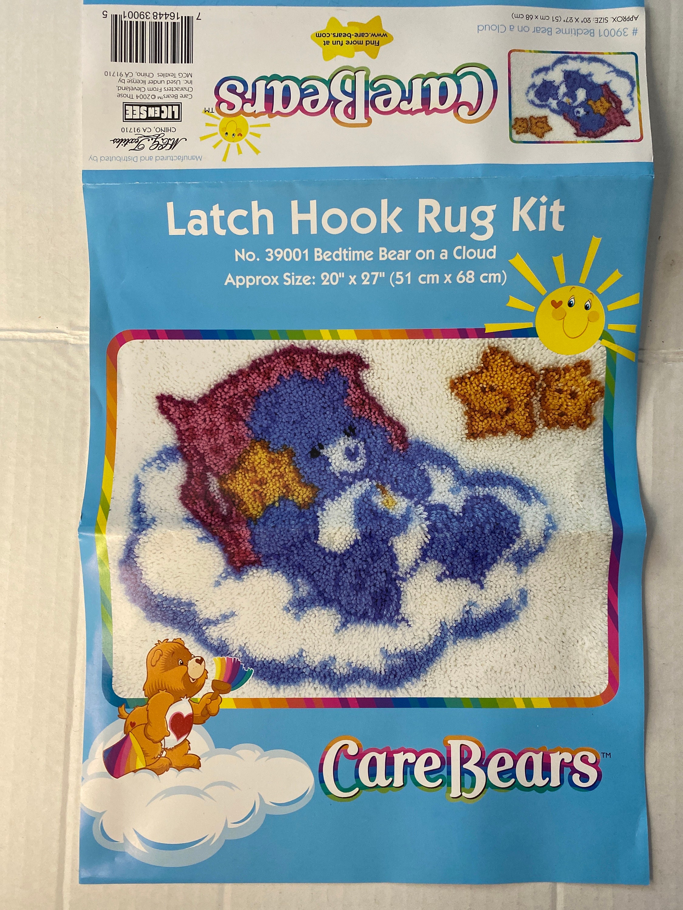 Latch Hook Bear Rug 