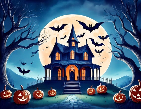 haunted house night light