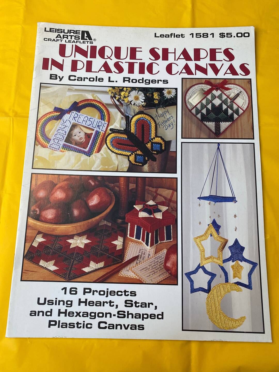 Plastic Canvas Pattern Book Plastic Canvas Unique Shapes in Plastic ...