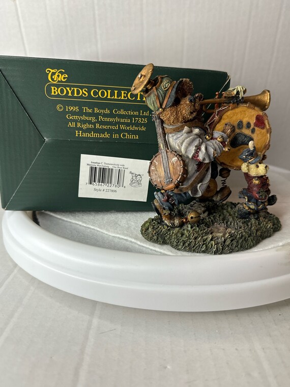 Vintage Boyds Bear Figurine Jonathan c tootsenwhistle with Marjorie Marchalong gift for mom aunt grandma resin bear decor vintage collector