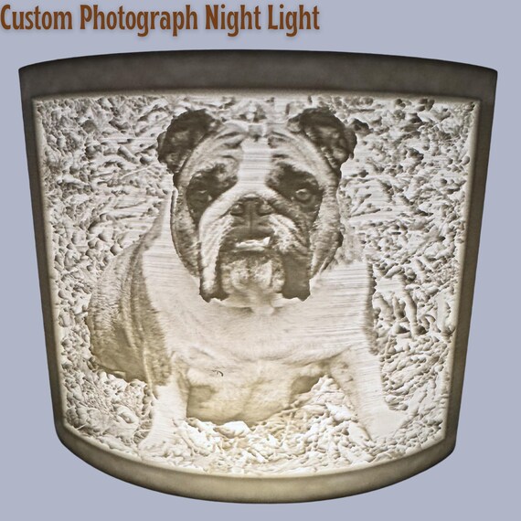 Custom Dog Night Light Pet Memorial Gift Dog Photo Light Pet Remembrance Custom Pet Portrait LED Lamp Dog Mom Gift Pet Loss Present Decor