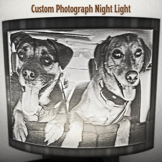 Custom Dog Night Light Pet Memorial Gift Dog Photo Light Pet Portrait Lamp Display Tribute Keepsake Illuminated Picture Frame Decoration